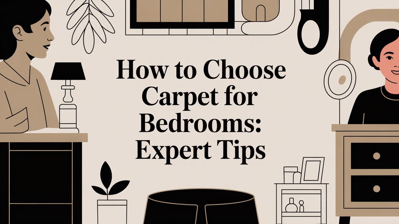 How To Choose Carpet For Bedrooms Interior Illustration