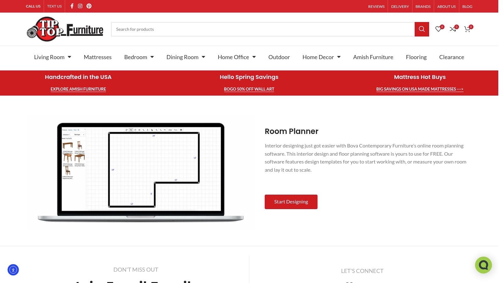 Screenshot from https://tiptopfurniture.com/room-planner/