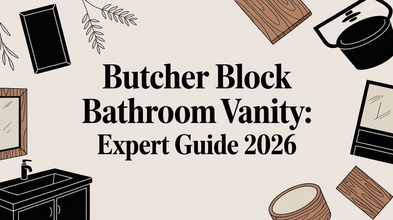 Butcher Block Bathroom Vanity Bathroom Design