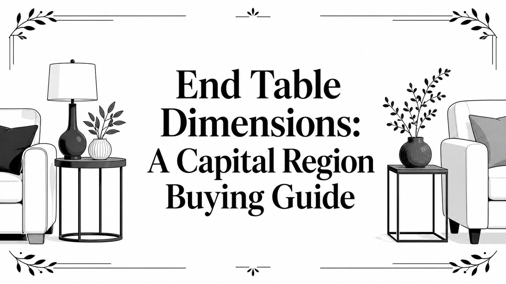 End Table Dimensions Furniture Guide