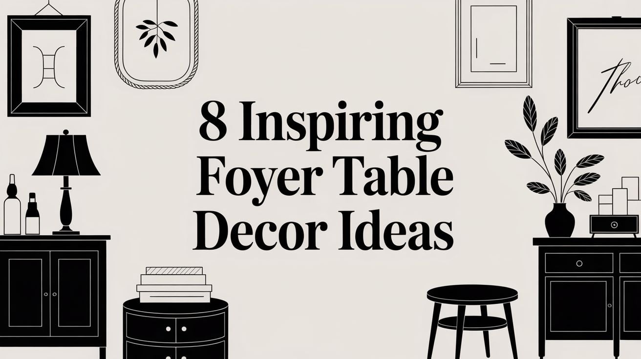 Foyer Table Decor Ideas Interior Design