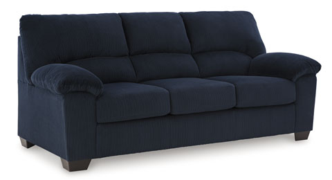 24205-38-ANGLE-SW Ashley SimpleJoy Navy Sofa - Image 1