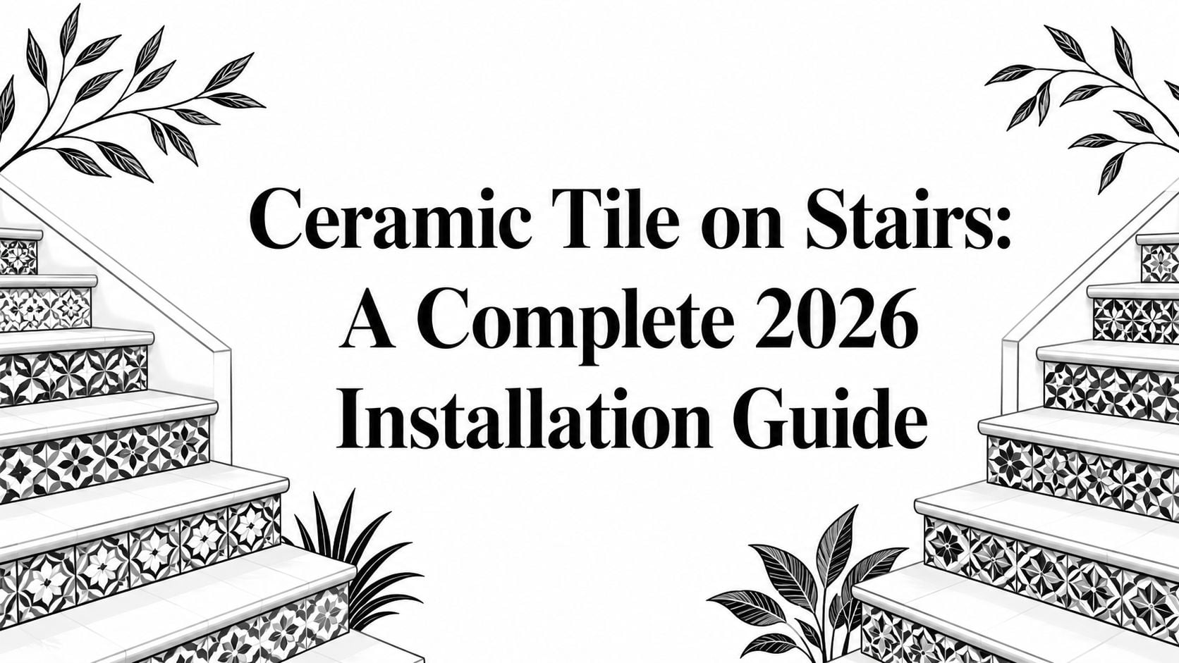 Ceramic Tile On Stairs Staircase Design