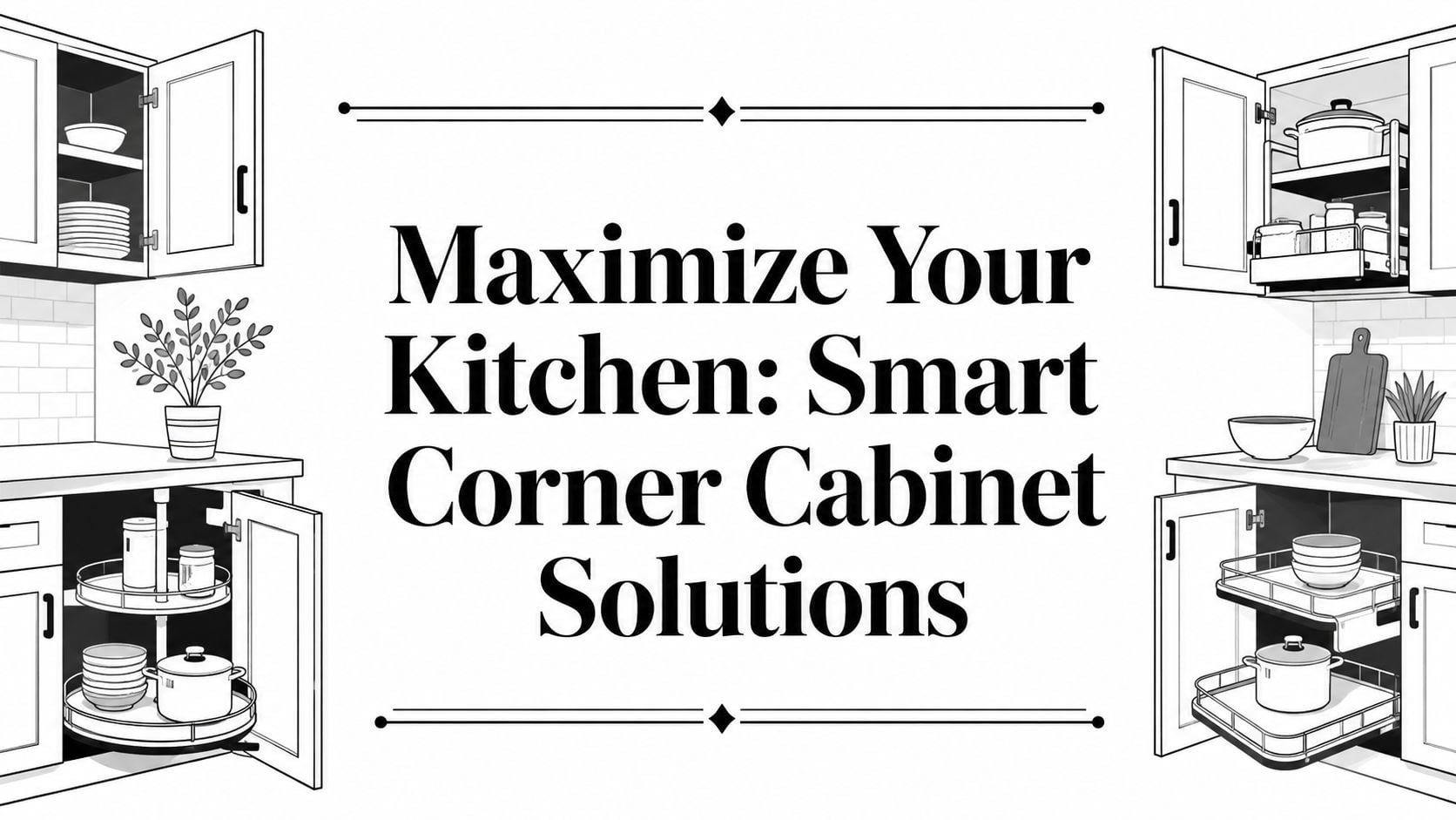 Corner Cabinet Solutions Kitchen Storage