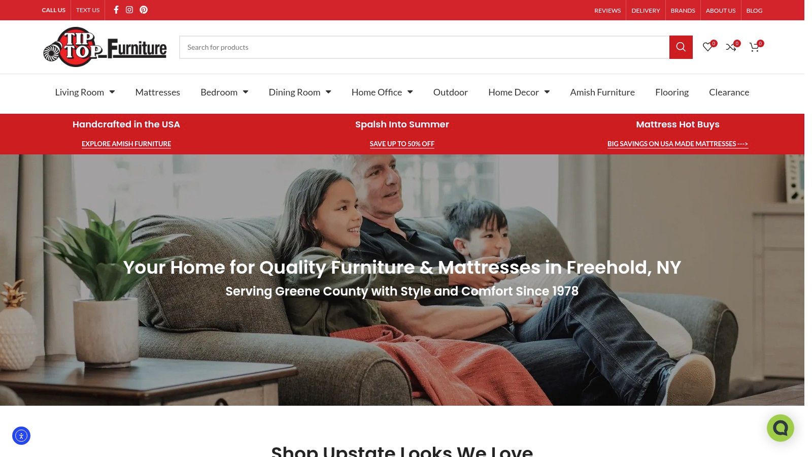 Screenshot from https://tiptopfurniture.com