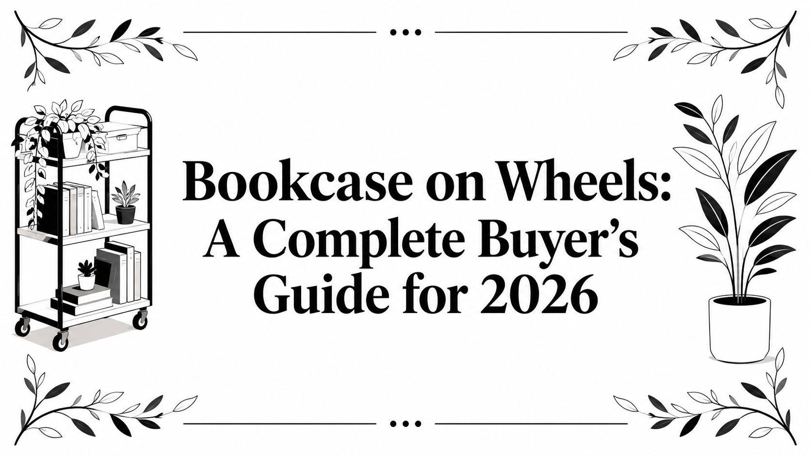 Bookcase On Wheels Book Cart
