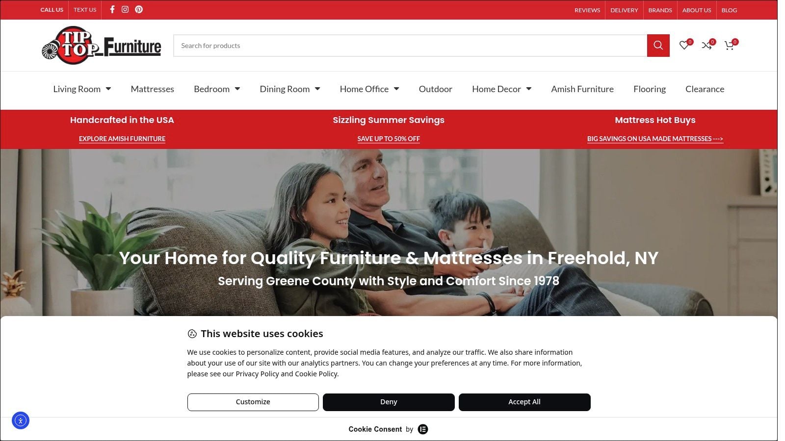 Screenshot from https://tiptopfurniture.com
