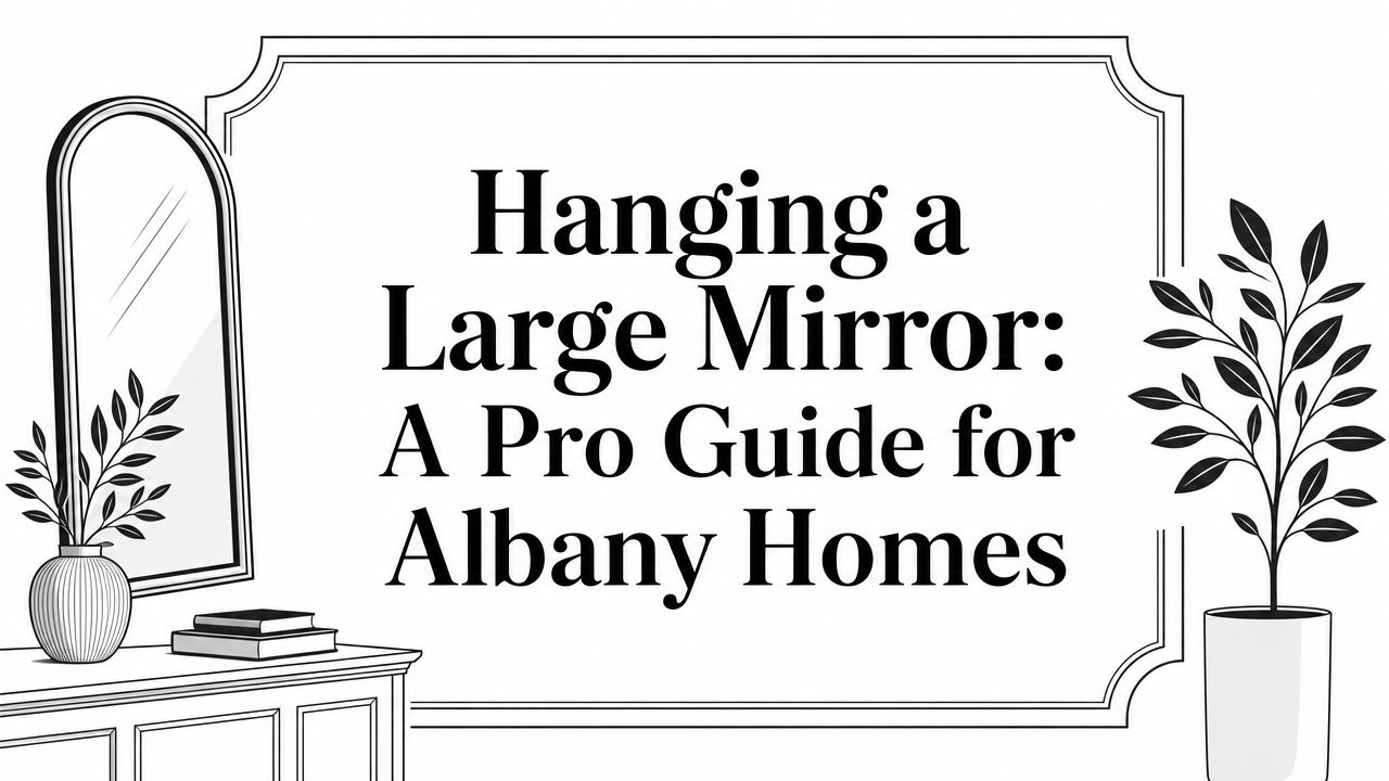 Hanging A Large Mirror Mirror Guide