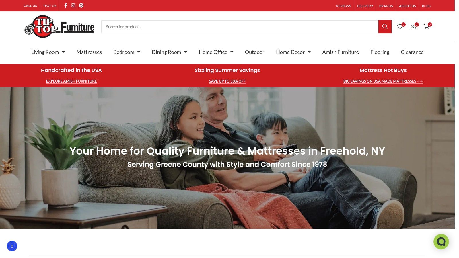 Screenshot from https://tiptopfurniture.com