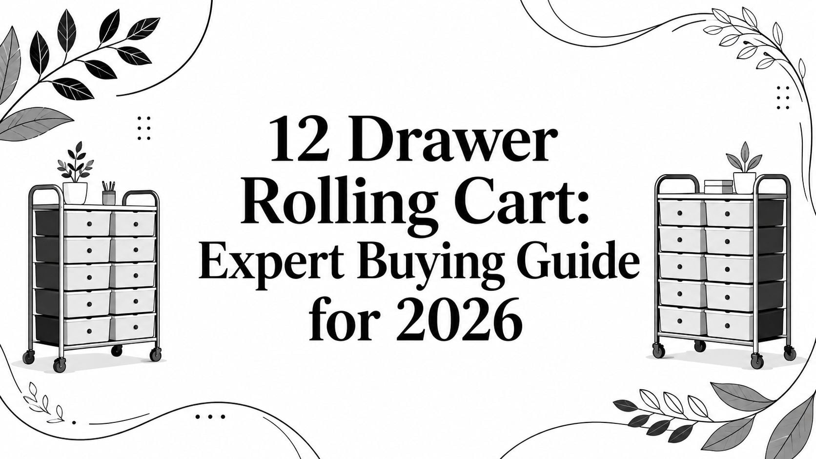 12 Drawer Rolling Cart Buying Guide