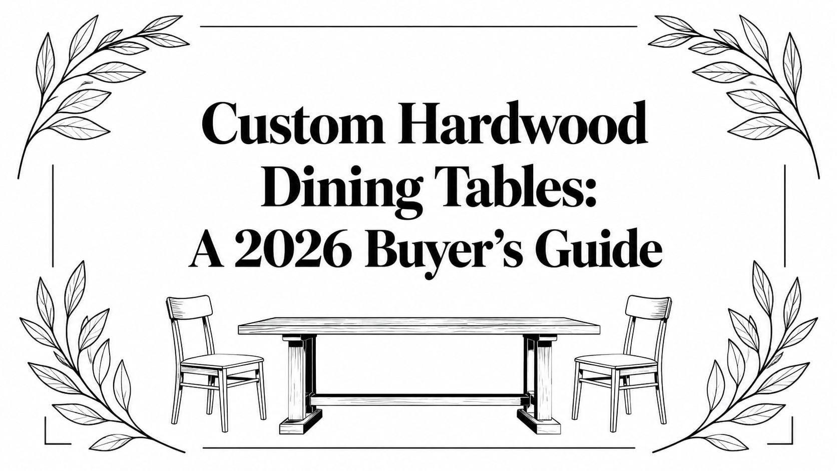 Custom Hardwood Dining Tables Dining Set